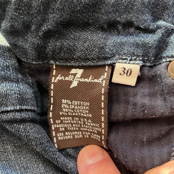 7 For All Mankind kimmie straight leg jeans size 30. Excellent - Picture 7 of 11